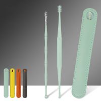 Silicone Ear Cleaner Double Head Earwax Removal Tool Soft Spiral for Ear Care Ear Wax Cleaning Kit Ear Pick Spoon Beauty Health