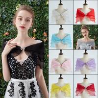 Fashion Wedding Cape Casual Elegant Lace Shawl Women Bridal Party Summer Evening Dress Shawl/Multicolor Dress Cloak