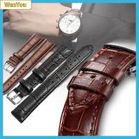 WENYOU 16mm 20mm 22mm Fashion Vintage Genuine Leather Steel Buckle Sports Belt Watch Band Strap Wrist Watchband Sweatband