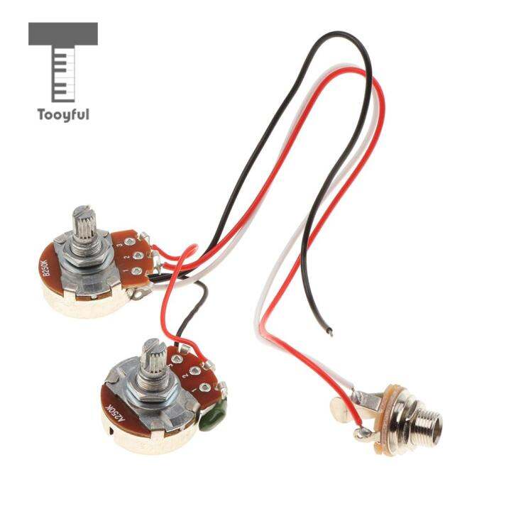 tooyful-bass-wiring-harness-prewired-3-way-toggle-switch-250k-1t-1v-pots-for-electric-bass