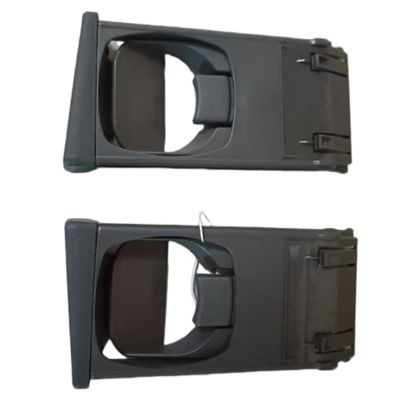 Car Left/Right Dashboard Cup Holder Assembly Tray 55604-0K010-BO for Toyota Hilux 2005-2014 Overseas Edition 2Pcs