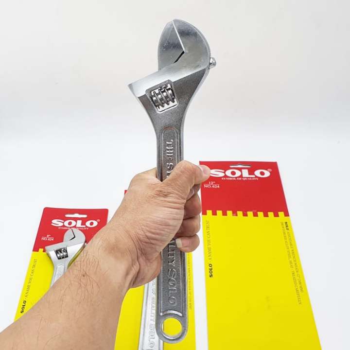 solo-ประแจเลื่อนโซโล-no-624-มีให้เลือก-ขนาด-8-10-12-นิ้ว-ประแจเลื่อน-ของแท้-100-solo-adjustable-wrench-heavy-duty-ประแจ