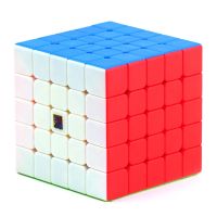 MFJS Meilong 5X5ไม่มีสติกเกอร์ลูกบาศก์ความเร็ว Moyu Mofang Jiaoshi 5X5X 5ลูกบาศก์มายากล