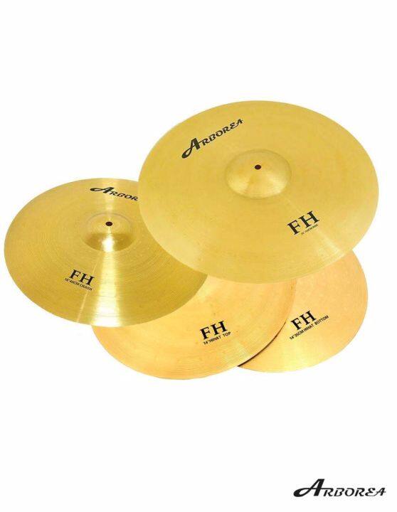 ulliarborea-แฉกลองชุด-crash-ขนาด-14-รุ่น-fh-14-14-35cm-brass-cymbal-liliarborea-แฉกลองชุด-crash-ขนาด-16-รุ่น-fh-14-16-40cm-brass-cymbal-liliarborea-แฉกลองชุด-ride-ขนาด-20-รุ่น-fh-14-20-50cm-brass-cymb