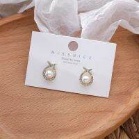 Fashion earrings ต่างหูเงินแท้925 ต่างหูแฟชั่นเกาหลีลายใหม่สุดฮิต ไม่ดำ ไม่แพ้แน่นอน งานมินิมอลน่ารักๆ (พร้อมกล่อง)