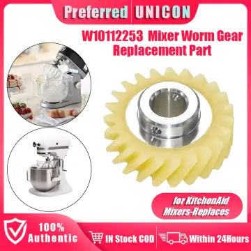 2PCS Mixer Worm Gear Replacement Spare Parts For Whirlpool