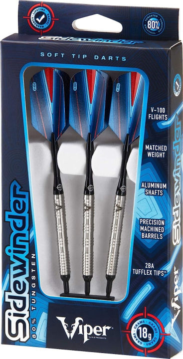 viper-by-gld-products-viper-sidewinder-80-tungsten-soft-tip-darts-18-grams-ridgeback