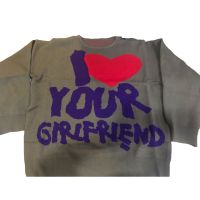 ☞✴✵ letter graphical Sleeve Goth Sweater Punk emo Knitted Pullovers vintage jumper y2k streetwear