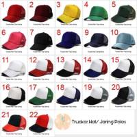 High Quality Plain Nets Trucker Caps (22 Colors)