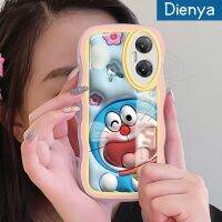 เคส Dienya สำหรับ Infinix เคสร้อน20 5G ลายการ์ตูนรูปดอกไม้3D กันกระแทกแบบใสโดราเอมอนเคสมือถือนิ่มเคสโปร่งใสลายกล้องถ่ายรูปฝาครอบป้องกันซิลิกาเจล