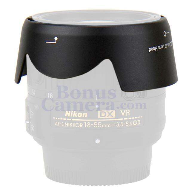 hb-69-ฮู้ดสำหรับเลนส์นิคอน-af-s-dx-nikkor-18-55mm-f-3-5-5-6g-vr-ii-nikon-lens-hood