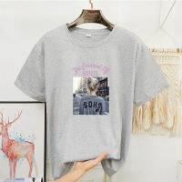 BK-287*เสื้อยืดแขนสั้นพร้อมส่ง 8สี ลายการ์ตูน ขายดีตามเทรนต์ ลายน่ารัก สีสันสดใส่น่ารัก ใส่ได้ทั้งหญิงและชาย (S-3XL) **ปลีก-ส่ง***