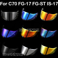 HJ20M หมวกกันน็อคโล่สำหรับ HJC C70 IS-17 FG-17 FG-ST รถจักรยานยนต์หมวกกันน็อค Visor ป้องกันรังสียูวีหมวกกันน็อครถจักรยานยนต์หมวกกันน็อค sunshield Visor