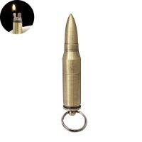 Mini  Lighter Key Chain Refillable Flame Kerosene Oil Lighter  Lighters Outdoor Tool Men Gadget