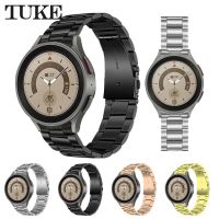 TUKE สายสแตนเลสสำหรับ Samsung Galaxy Watch 4ธุรกิจสร้อยข้อมือโลหะสายรัดข้อมือสำหรับ Galaxy Watch 4วงอุปกรณ์เสริม