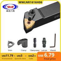 SENO 1PCS CNC MWLNR1616H06 MWLNR2020K06 MWLNR2525M06 ที่วางเครื่องมือกลึงทรงกระบอก WNMT คาร์ไบด์แทรกเครื่องมือกลึงภายนอก