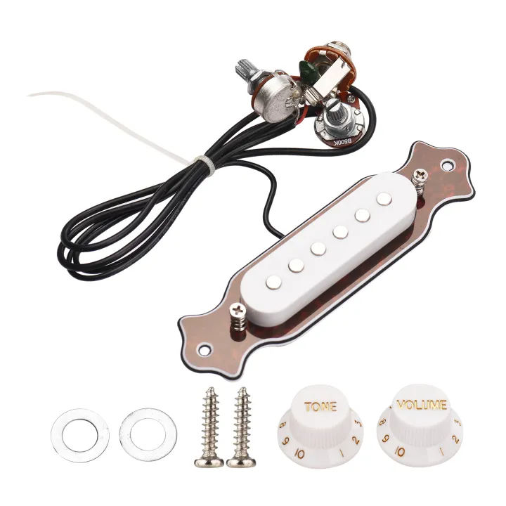 Guitar Magnetic Single Coil Noiseless Pickup Folk Acoustic Guitar Sound