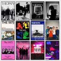 NewThe 1975โปสเตอร์วงร็อควินเทจเพลงปกพิมพ์ผ้าใบจิตรกรรมฝาผนังพิมพ์รูปภาพสำหรับนอร์ดิกห้องนั่งเล่นตกแต่งบ้านของขวัญ Liyanhong2