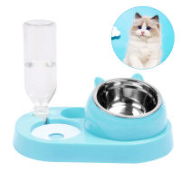 Pet Cat Bowls Multi-Functional Feeder Water Dispenser Automatic Feeding Dog Food Bowls For Cats Puppy Drinking Bottle For Dogs