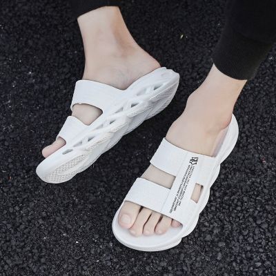 STRONGSHEN Summer Men Slippers Slides Slide Slipper Summer Blade Shoes Home House Outdoor Beach Room Homme Slipers Soft Shoes House SlippersTH