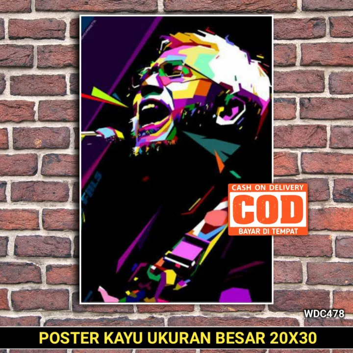 HIASAN DINDING KAYU POSTER IWAN FALS / POSTER IWAN FALS / POSTER OI