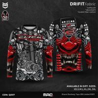 2023 design honda click 150i mac q007 full sublimation long sleeve, full print jersey, rider shirt, drifit, motorcycle shirt lutc，Can be customization