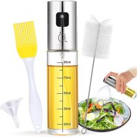 ∈✶✇ Kitchen Cook Olive Oil Spray Empty Bottle Vinegar Bottle Oil Dispenser Cooking Tool Salad Bbq Cooking Glass Oil Sprayer Tool Kit