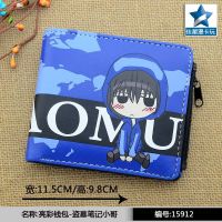 Time Raiders Men Women Cartoon Wallet Casual PU Leather Short Wallet Personality Anime Wallet Birthday Present