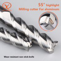 QIYE คาร์ไบด์3ขลุ่ยอลูมิเนียม End Mill CNC เกลียว Router Bit 1to20MM ใบมีดเส้นผ่านศูนย์กลางสำหรับอลูมิเนียมไฟเบอร์กลาสอะคริลิคไม้ทองแดง