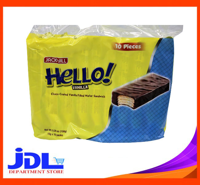 JDL JACK N JILL HELLO COATED VANILLA 10'S (1 PACK) | Lazada PH