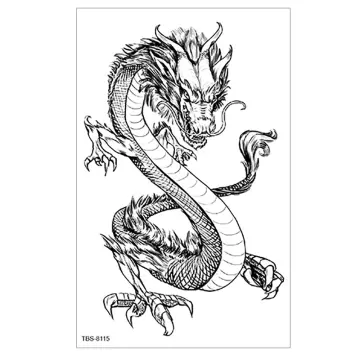 Cheap Chinese Dragon Fake Tattoo Water Transfer Waterproof Temporary  Sticker Women Men sexy Beauty Body Art Cool Stuff  Joom