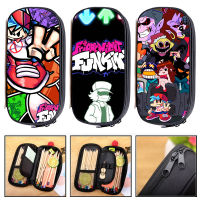 Trendy Friday Night Funkin Cosmetic Cases Anime 3D Fnf Game Pencil Case Cartoon Stationery Makeup Zipper Store School Supplies ！