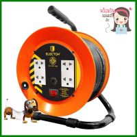 ล้อเก็บสายไฟ 4 ช่อง ELECTON EN1-M31020 2300วัตต์ 20 เมตร ส้มEXTENSION CORD REEL ELECTON EN1-M31020 2300W 20M ORANGE **ด่วน ของมีจำนวนจำกัด**