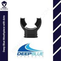 BBMarine เมาส์พีช ดําน้ำ Deep Blue Mouthpiece with dots