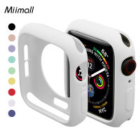 Miimall เคส Apple Watch 6 44มม.,เคส Apple Watch 6 40มม.,เคสกันกระแทก TPU บางเฉียบแบบนุ่มป้องกันรอยขีดข่วนสำหรับ Apple Watch Series 6 5 4 SE 3 2 1เคส