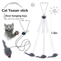 Cat Playing Toy Plush Toy Pet Toy Bouncing Cat Toy Funny Cat Toy Funny Cat Stick Cat And Mouse Toy