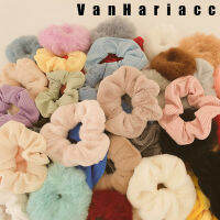 เกาหลีสี Scrunchies น่ารักอุปกรณ์เสริมผูกผม