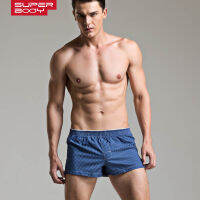 บ๊อกเซอร์ Boxer Super Body ของแท้ COTTON 100% สีและแบบตามภาพเลย รับประกันคุณภาพดี ยืดได้ ใส่สบาย (ตัวเลือกสีชมพู+น้ำเงิน+น้ำตาล+เขียว)