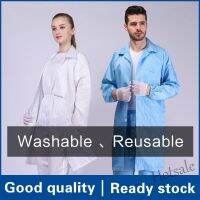 【hot sale】◕✇⊕ D03 Anti-static overalls Dust-proof Lab Coat Clean Clothes Reusable Coveralls Dust Protective Clothing Protective Suit