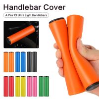 1Pair Silicone Cycling Bicycle Grips Outdoor MTB Mountain Bike Handlebar Grips Cover Anti-slip Strong Support Grips Bike Part Handlebars