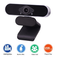 1080P WebcamMicrophone HD PC Webcam Laptop USB Webcam Streaming Computer Web Camera with 110-Degree View Angle Desktop Webcam