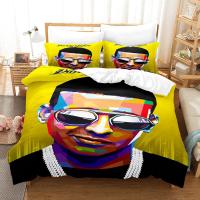 Daddy Yankee ชุดเครื่องนอน Single Twin Full Queen King Size ชุดเตียง Aldult ห้องนอนเด็ก Duvetcover ชุด3D อะนิเมะชุดผ้าปูที่นอน