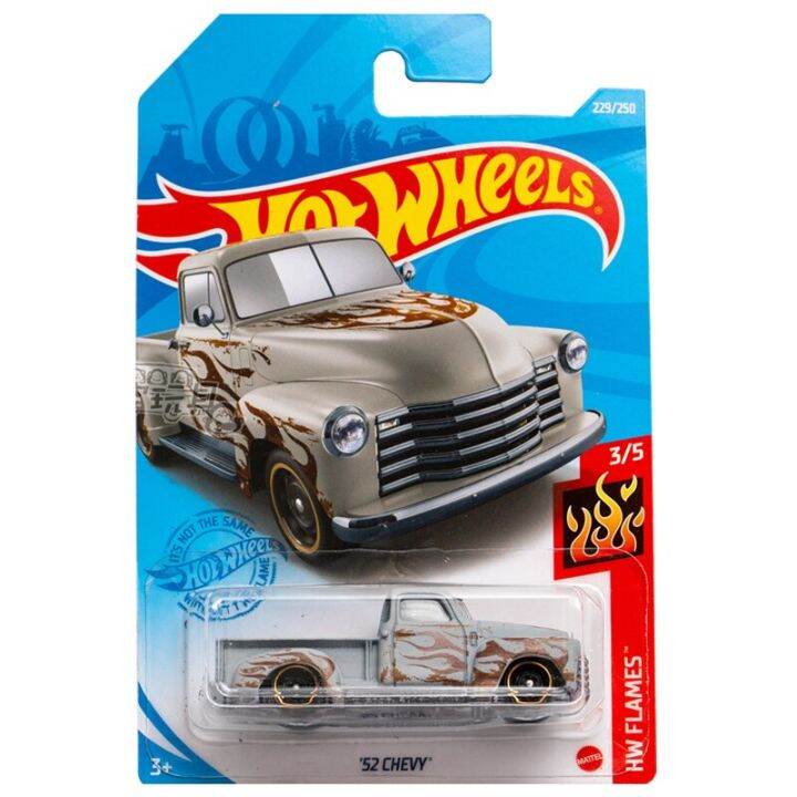 Hot Wheels Automobile Series HW FLAMES 52 CHEVY 1/64 Metal Cast Model