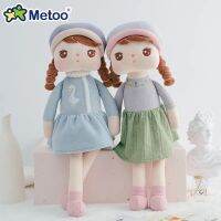 Metoo 42cm Doll Angela With Braids Morandi Style Dress Plush for Home Room Decoration Birthday Baby Shower Xmas Gift Girl Toys