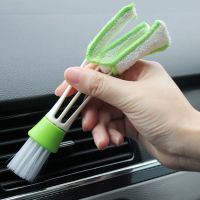 【CC】 VODOOL Ended Car Air Conditioner Vent Slit Cleaning Dashboard Detailing Blinds Dust Cleaner Brushes