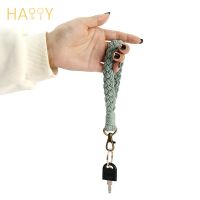 1pcs Macrame Wristlet Keychain Keyring Bracelet Boho Key Chain Accessories key Fob Strap/wrist Lanyard Back to School Supplie