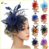 REGULA อุปกรณ์ตกแต่งผม Fascinators ผม งานแต่งงาน ค็อกเทล ที่คาดผมงานเลี้ยงน้ำชา ที่คาดผม ALICE หมวก fascinator กิ๊บติดผมขนนก