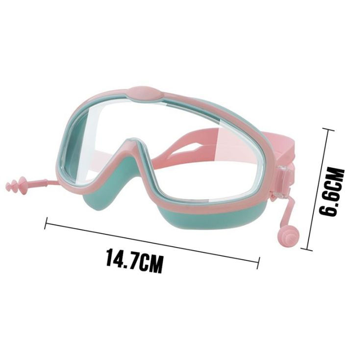 professional-swimming-goggles-for-children-swim-glasses-earplugs-adjustable-waterproof-anti-fog-uv-protection-kids-swim-eyewear