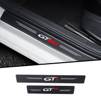 【cw】Car accessories Door Stickers PU Leather Carbon Fiber For Peugeot GT GTI GTLINE 206 208 307 308 2008 3008 106 108 306 206 208hot