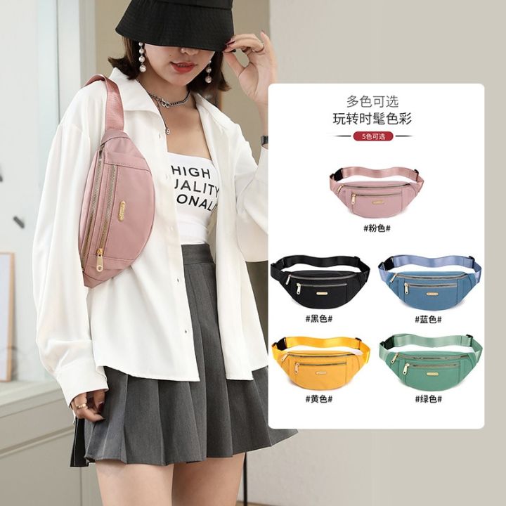 commuter-fanny-pack-leisure-oxford-waist-bags-for-ladies-students-shoulder-crossbody-chest-bags-all-match-pouch-bags-for-women